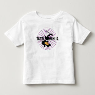 Pour Les Tous Petits Taco Ninja Design - T-shirt Jersey fin Toddler
