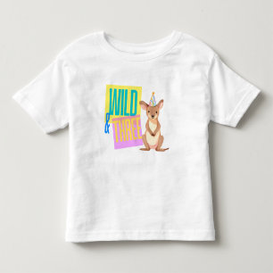 Pour Les Tous Petits Wild & Trois 3e anniversaire Kangaroo T-shirt