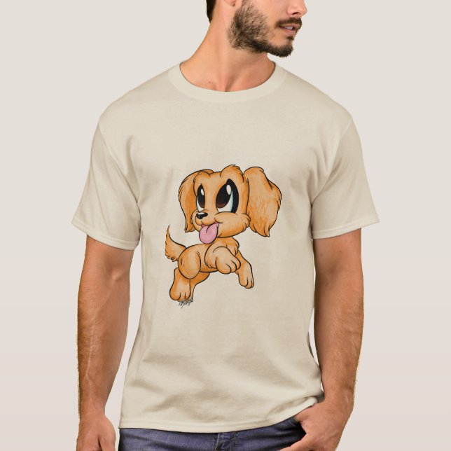 Pour lui : Le T-shirt des hommes d'art de chien de (Devant)