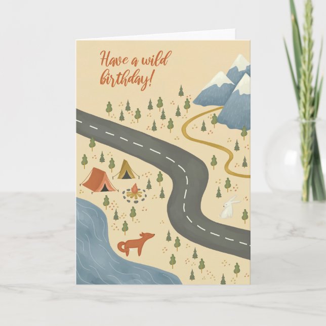 Pour lui ou ses aventuriers Carte d'anniversaire (Devant)