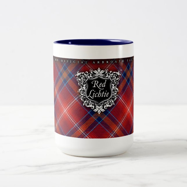 POUR LUI tasse bleue - Lichtie rouge - (Centre)