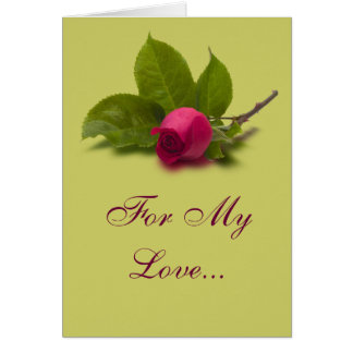 Pour ma carte Love Red Rose