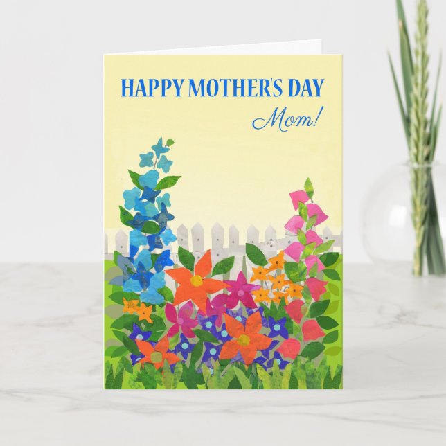 Pour Maman sur la Fête des Mères Carte de Jardin F (Devant)