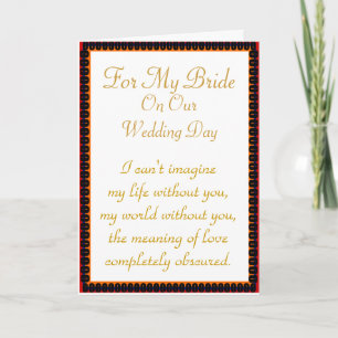 Pour My Bride : Carte