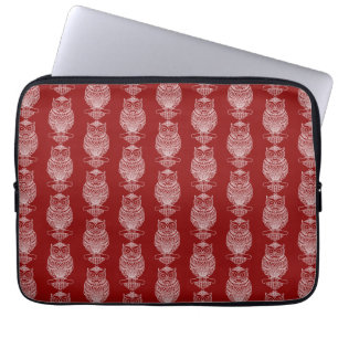 Pour Ordinateur Portable Hibou (rouge) - Housse d'ordinateur