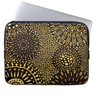 Pour Ordinateur Portable Housse de laptop élégante à motifs floraux ethniqu