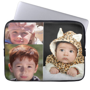 POUR ORDINATEUR PORTABLE HOUSSE D'ORDINATEUR PERSONNALISÉE COLAGE PHOTO
