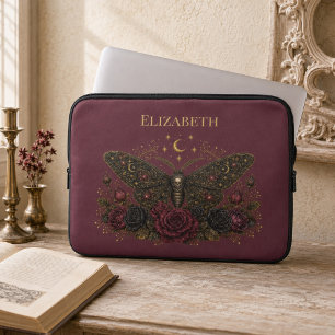 Pour Ordinateur Portable Housse d'ordinateur personnalisée Gothique Papillo
