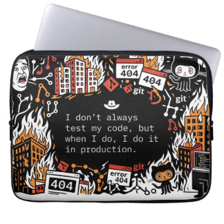 Pour Ordinateur Portable Je le fais en production - Housse d'ordinateur por
