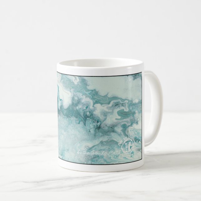 pour painting fluid art 11oz Tasse (VorderseiteRechts)