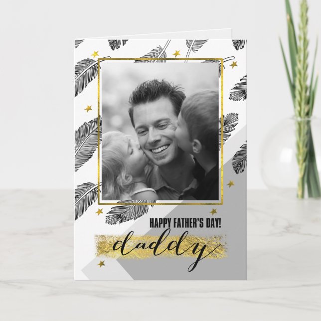Pour papa sur Fête des pères Carte photo personnal (Devant)