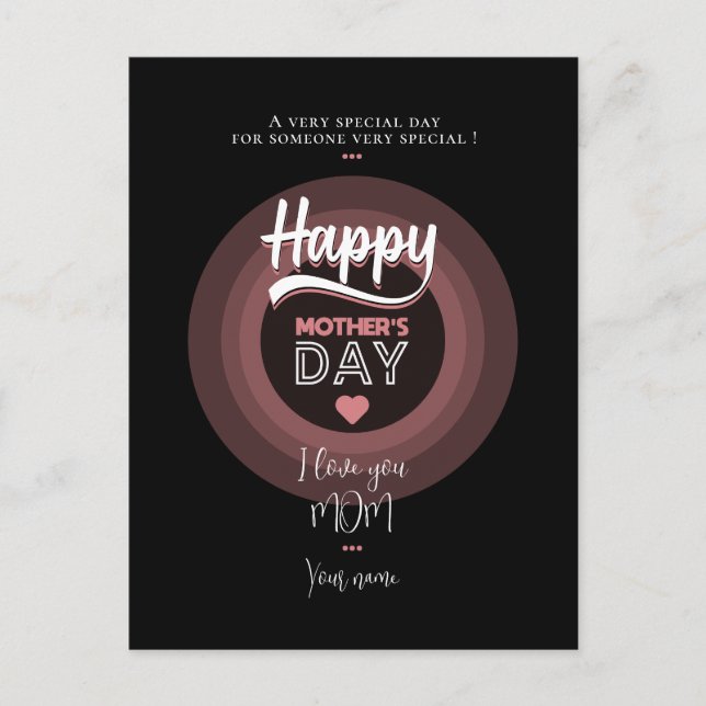 Pour quelqu'un très spécial carte de feuille (Devant)