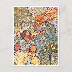 Pour rencontrer une carte postale Illustration Vin