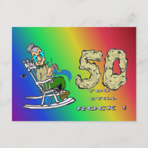 Pour son 50e anniversaire Carte postale arc-en-cie