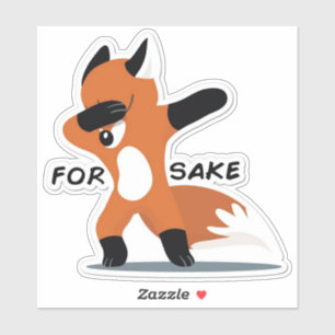 Pour Sticker à saké Fox