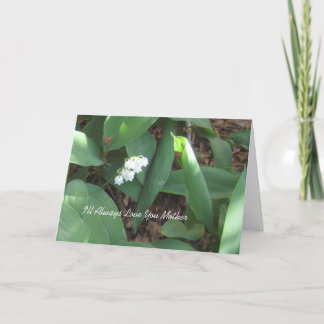 Pour toujours carte du jour de mère d'amour