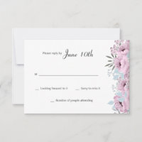 Pour toujours dans des cartes de l'amour RSVP