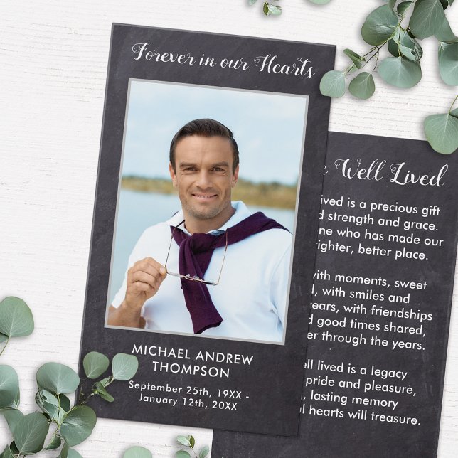 Pour toujours dans nos coeurs Funeral Memorial Pra (Créateur téléchargé)