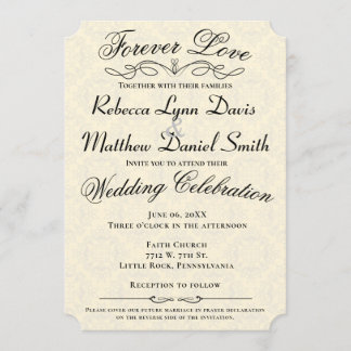 Pour toujours déclaration de prière de faire-part