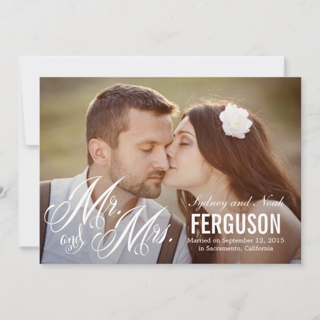 Pour toujours Faire-part Mariage des États-Unis -  (Devant)