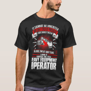 Pour toujours le T-shirt lourd d'opérateur