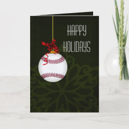 pour un joueur de baseball les cartes de Noël