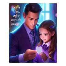 Pour un papa qui peut faire une affiche magique