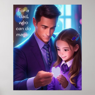 Pour un papa qui peut faire une affiche magique