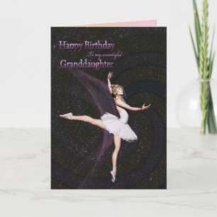 Pour une petite-fille, une carte d'anniversaire de