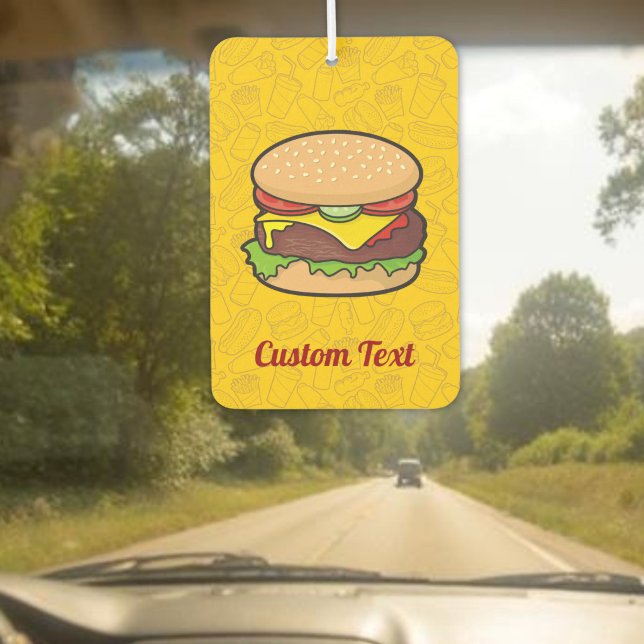 Pour Voiture Désodorisant Cheeseburger (Créateur téléchargé)