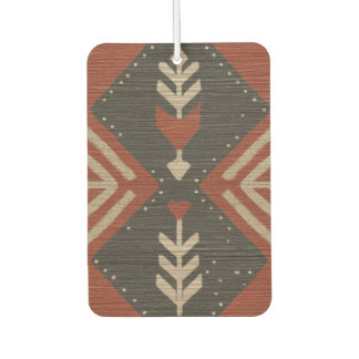 Pour Voiture Désodorisant d'air rustique boho imprimé terracott