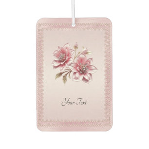 Pour Voiture Désodorisant Fleurs Roses Modernes