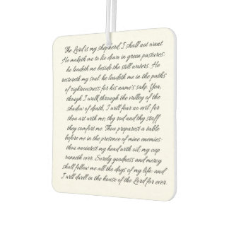 Pour Voiture Psaumes 23 - désodorisant