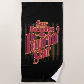 Pourin' Star Strandtuch