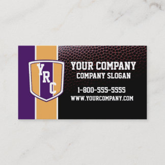 Pourpre et carte du football d'or