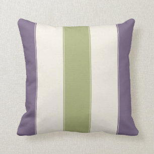 Pourpre et coussin sage