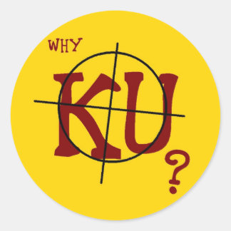 Pourquoi KU ? 20 Stickers ronds
