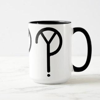 Pourquoi ? Noir de tasse de sonnerie de mouvement