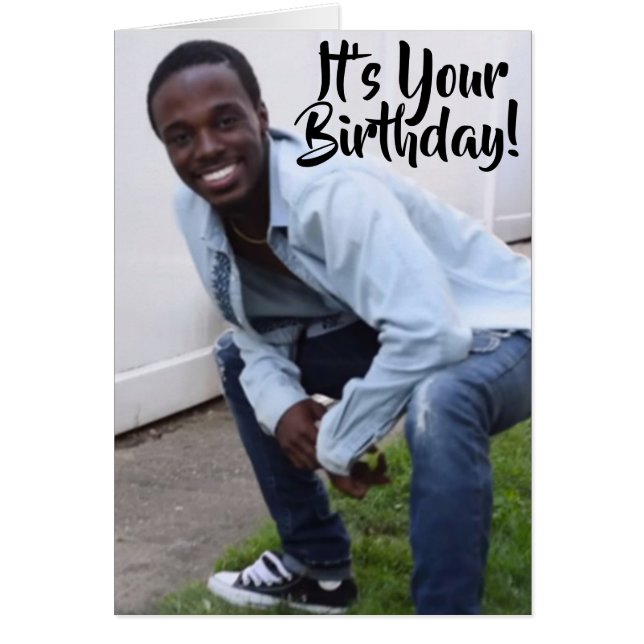 Pourquoi vous toujours carte d'anniversaire de (Devant)