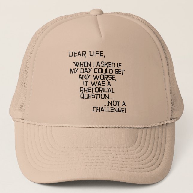 Pourrait-Il Obtenir N'Importe Quel Pire Casquette  (Devant)