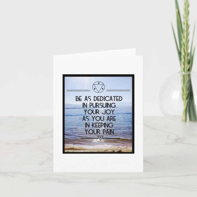 Poursuivez votre Carte Joy Note - Vierge à l'intér (Devant)