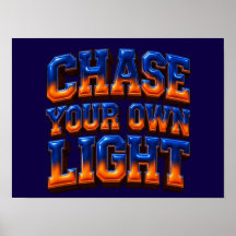 Poursuivez Votre Lumière : Art de Affiche Puffy Va