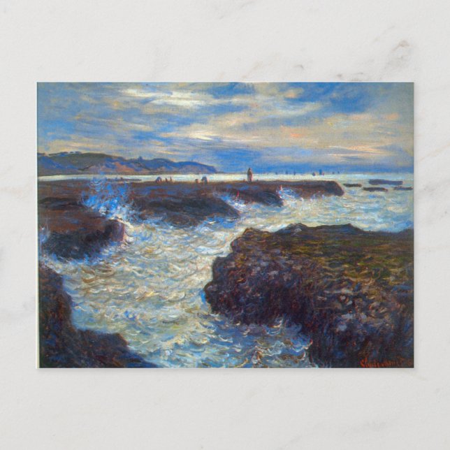 Pourville von Claude Monet Postkarte (Vorderseite)