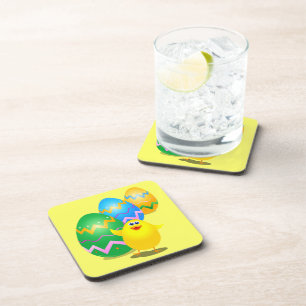 Poussette drôle de Pâques, dessous de verre