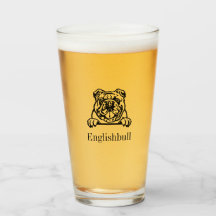 Poussette en verre Buldog anglais