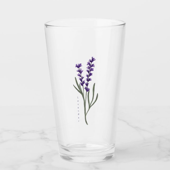 Poussette en verre de lavande (Devant)