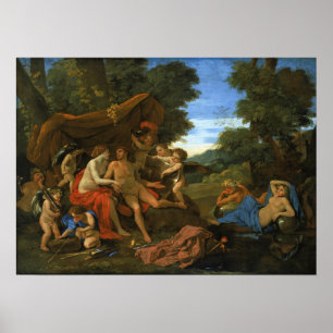 Poussin - Mars und Venus Poster