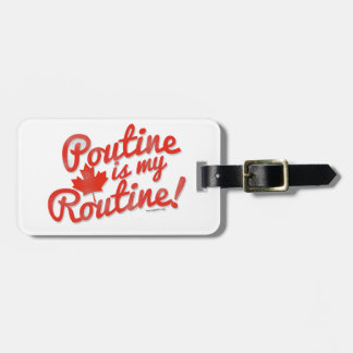 Poutine, das ist meine Routine Gepäckanhänger