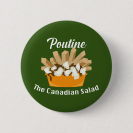 Poutine, der kanadische Salat - Round Button