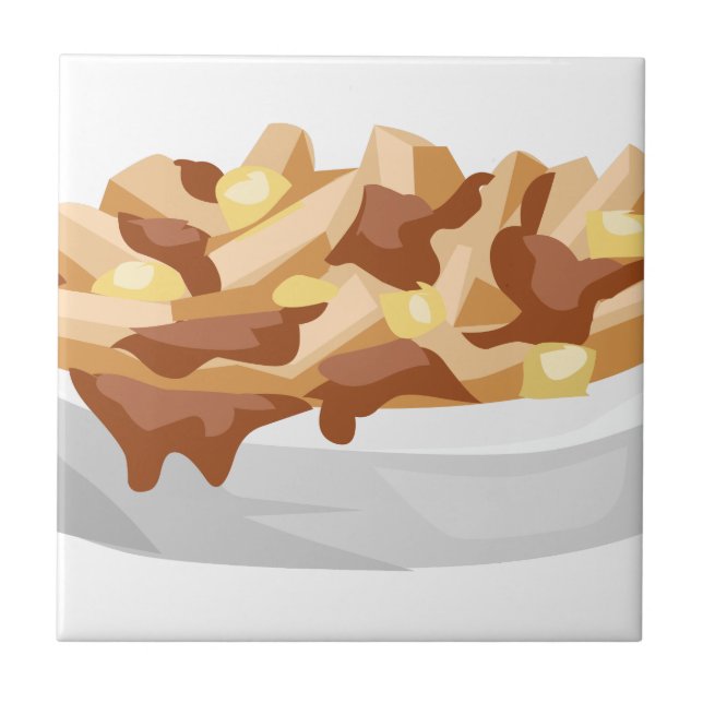 Poutine Fliese (Vorderseite)